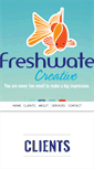 Mobile Screenshot of freshwatercreative.com